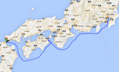 車旅船 オーシャン東九フェリーで福岡から東京へ帰宅 釣りとアウトドアに生きる自由人のブログ