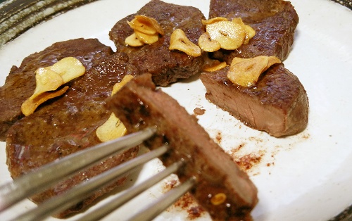 鹿肉のジビエ料理、最強ステーキのレシピ