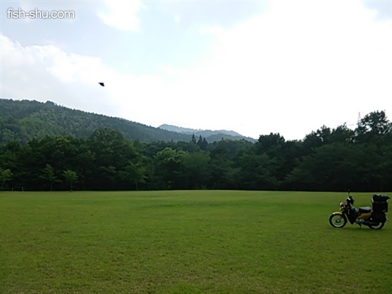 [クロスカブ夏旅11]青森県で広すぎる無料七戸町森林公園キャンプ場へ
