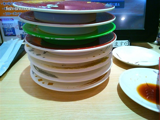 回転寿司の皿